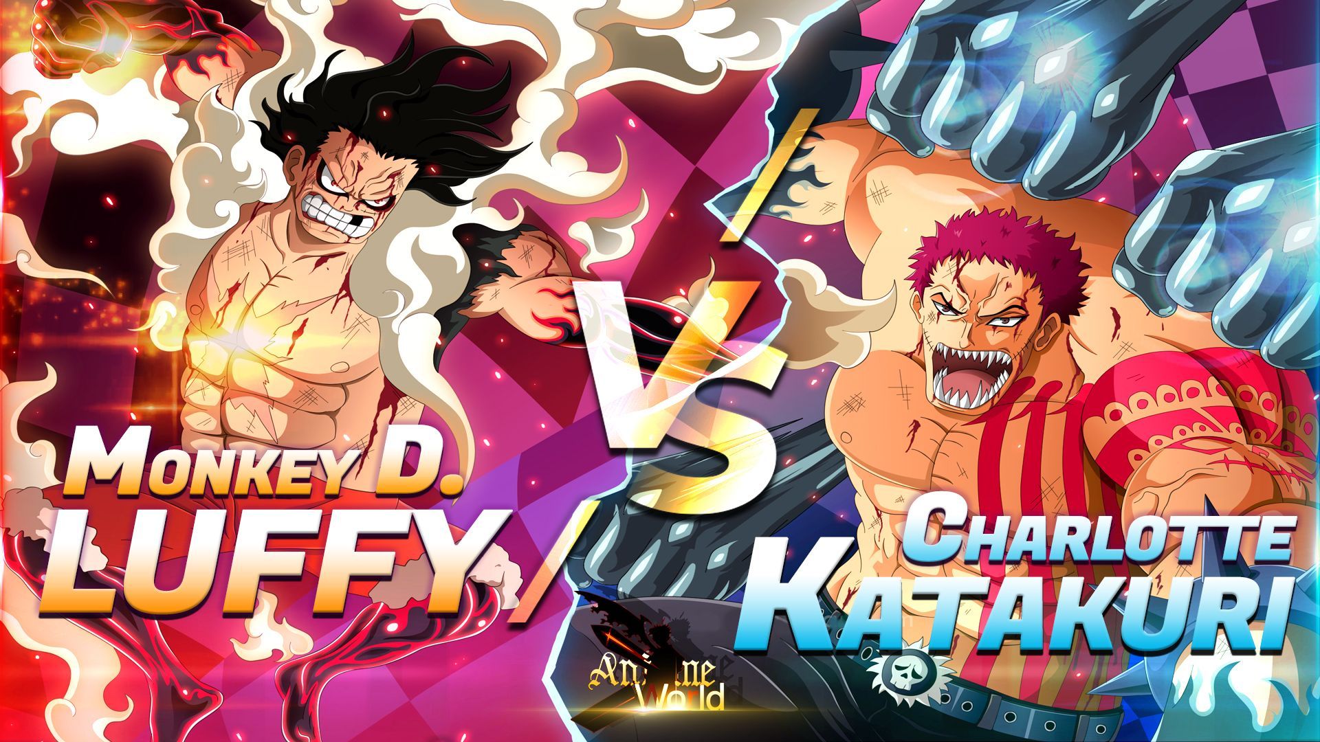 Charlotte Katakuri and Luffy