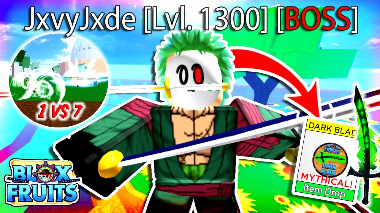 i became a BOSS and gives (FREE) Yoru/DARK BLADE in Blox Fruits - BiliBili