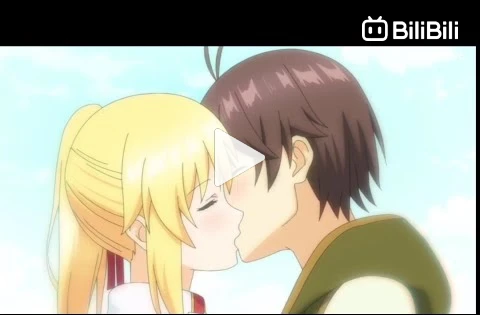 Anime Ore dake Haireru Kakushi Dungeon Noir & Emma Kiss Scenes - BiliBili