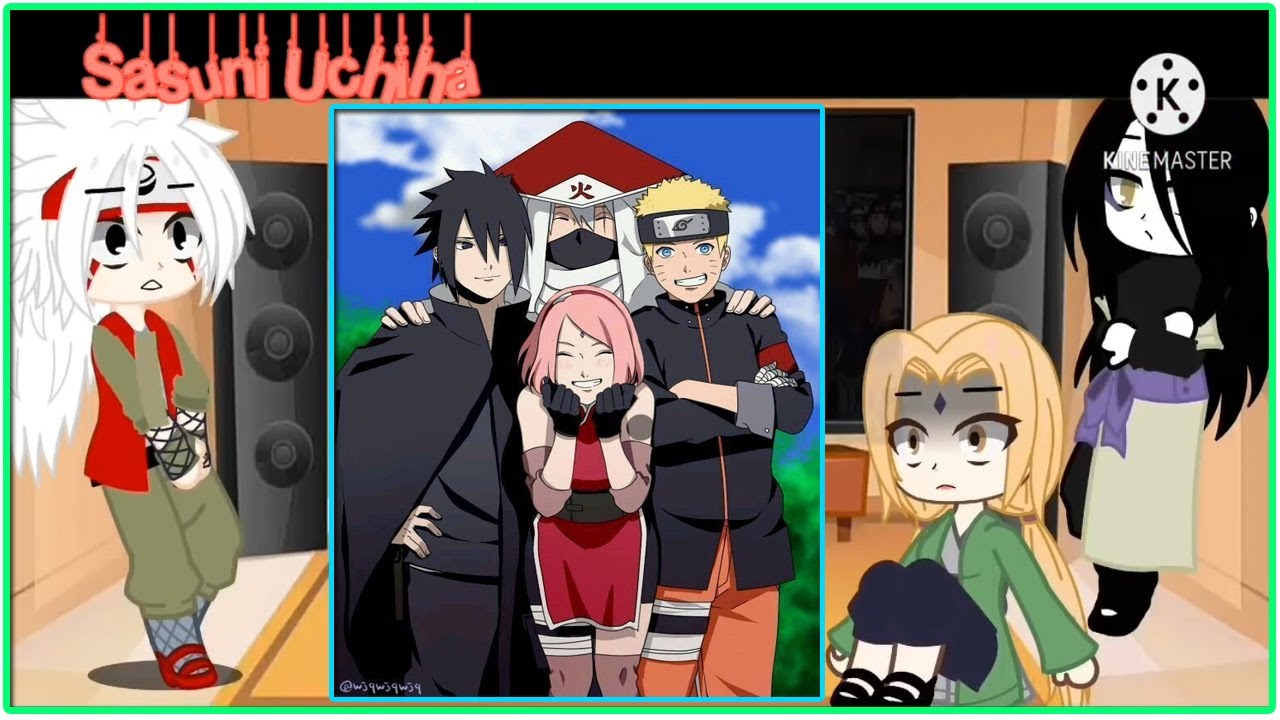 ☆Time 7 Clássico react ao Naruto //Gacha Club// [Tiktoks • anime spoilers •  PT/BR]☆ 