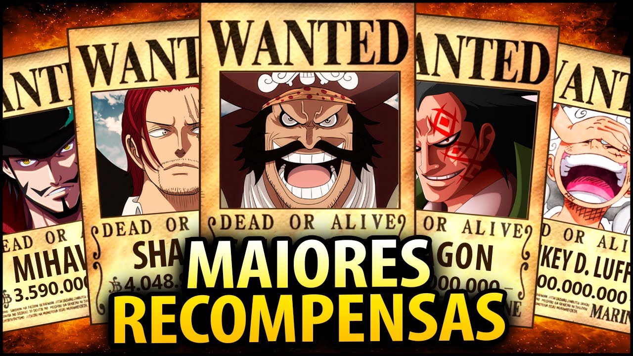 as recompensas dos piratas mais fraco de One Piece part 10