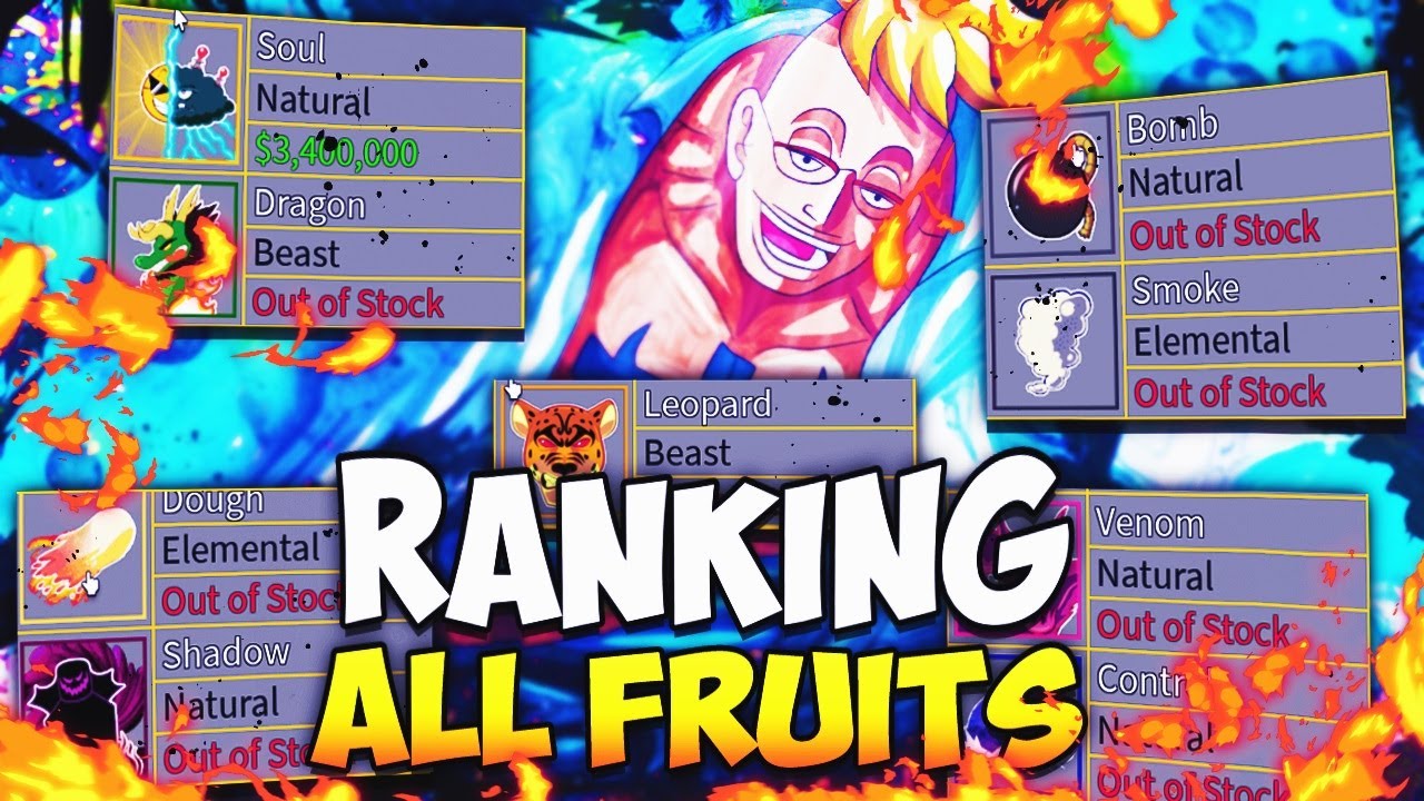 🔥 Ranking (All Devil Fruits) In Blox Fruits! - BiliBili