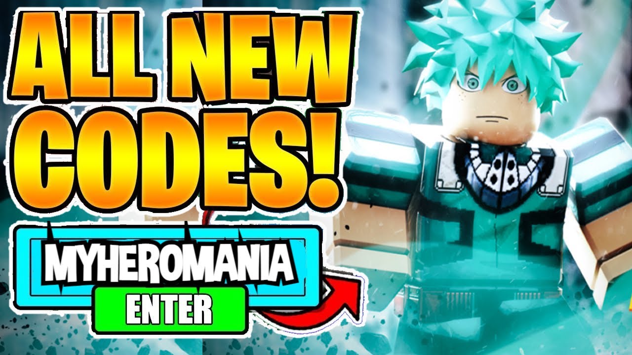 Roblox My Hero Mania All New Codes! 2021 June - Bilibili