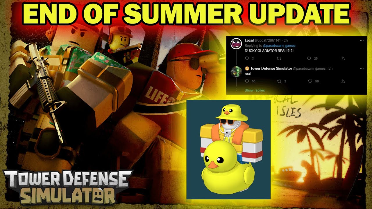 ALL NEW SUMMER SKINS in Roblox Tower Defense Simulator (TDS) 