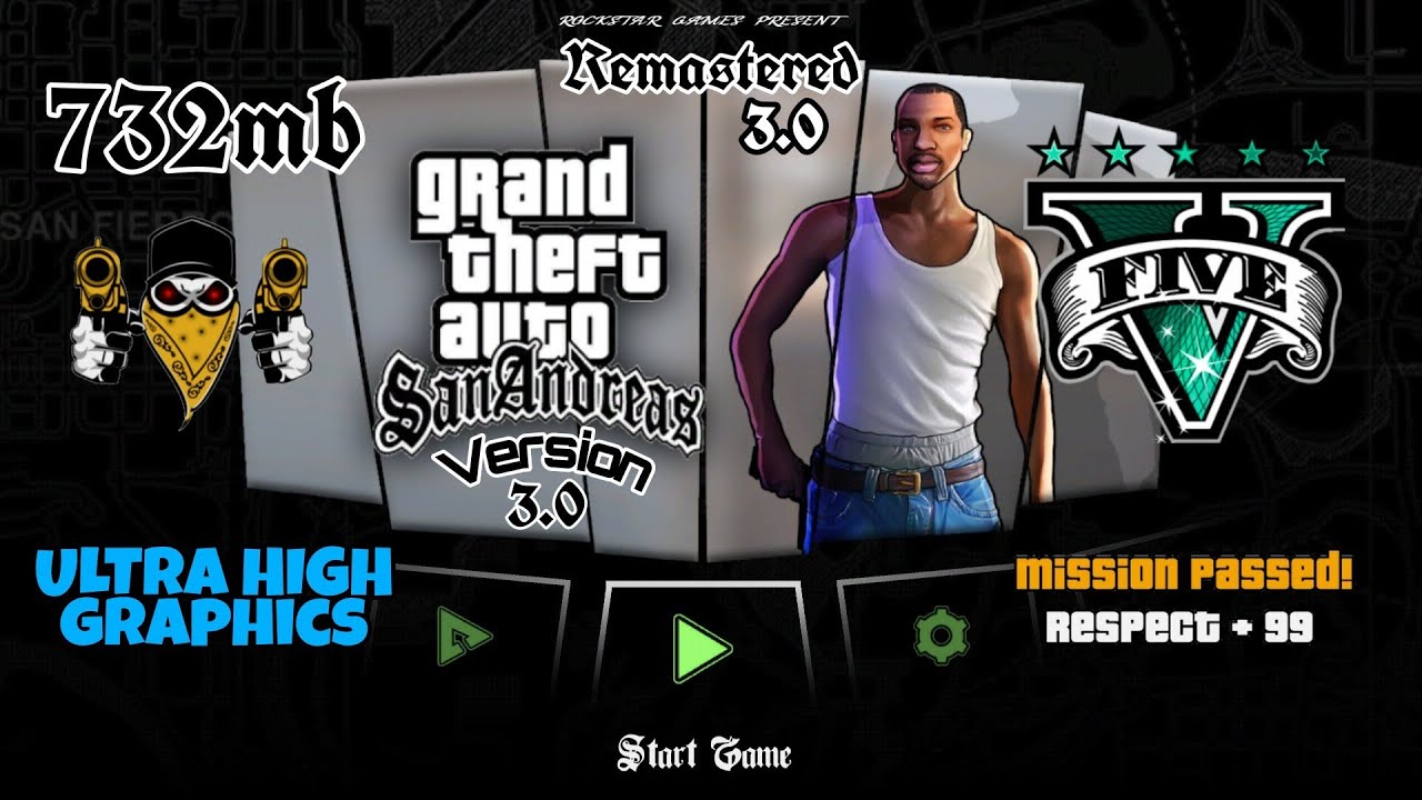 GTA San Andreas DIRECTX Graphics [380mb] Highly Compressed - BiliBili