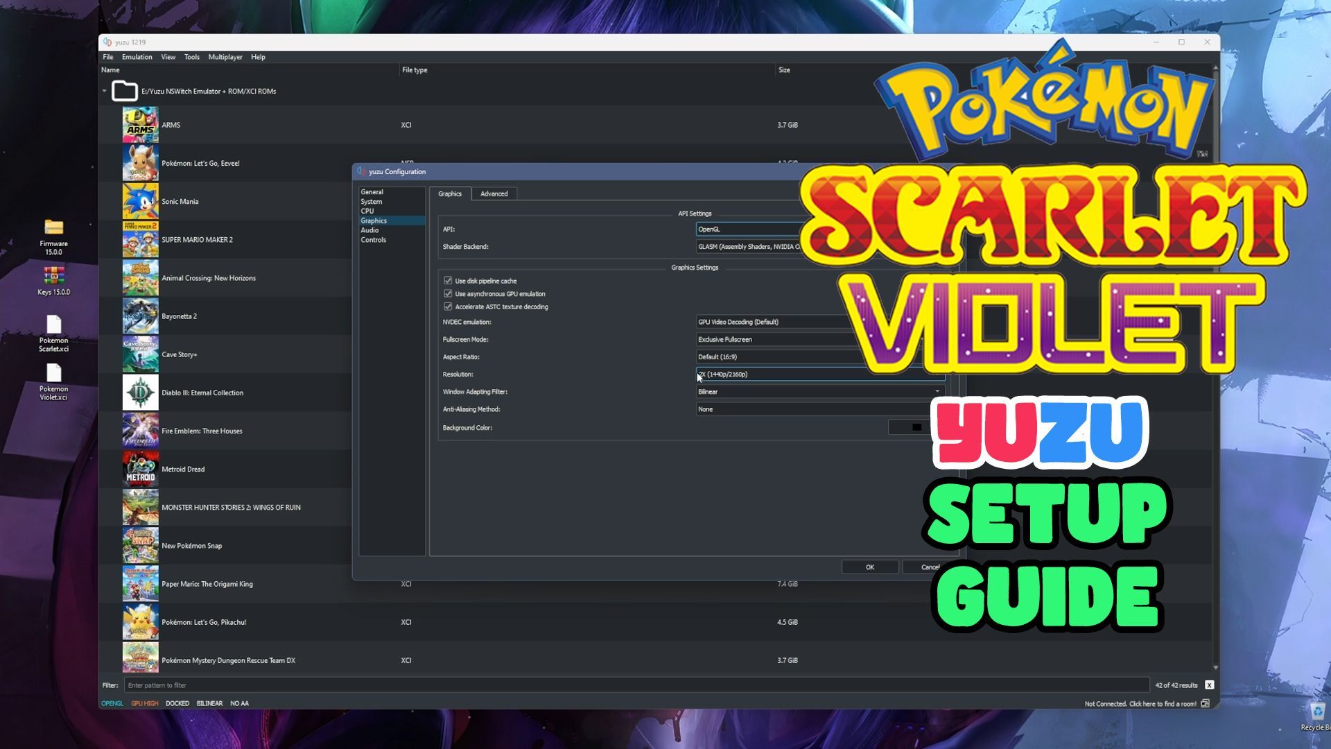 Pokémon Scarlet and Violet YUZU Setup Guide for PC on Vimeo