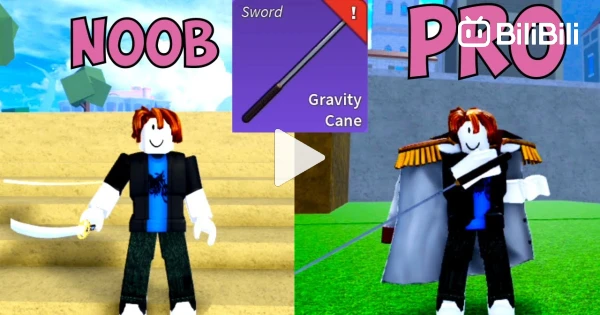 Bloxfruits New Sword Rework Gravity Cane V2! - BiliBili