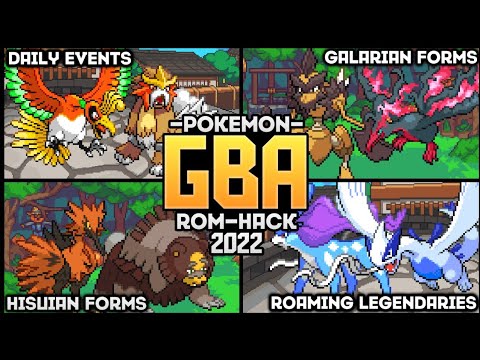 NEW Completed Pokemon GBA Rom With Mega Evolution, Gigantamax, Galar  Region, Hisuian Form & CFRU! 