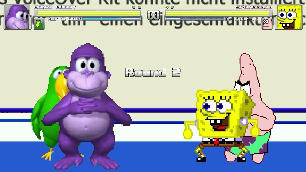 AN Mugen Request #2057: Bonzi Buddy & Peedy The Parrot VS Spongebob &  Patrick - BiliBili