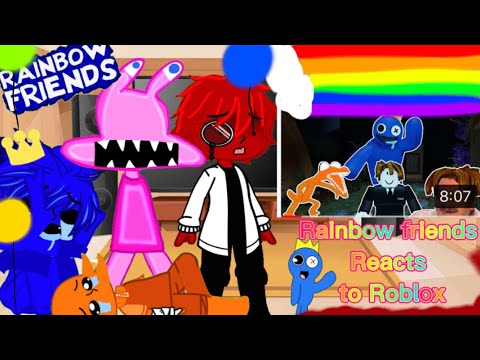 Rainbow Friends Roblox -Blue -Green( gacha club speed criação) 