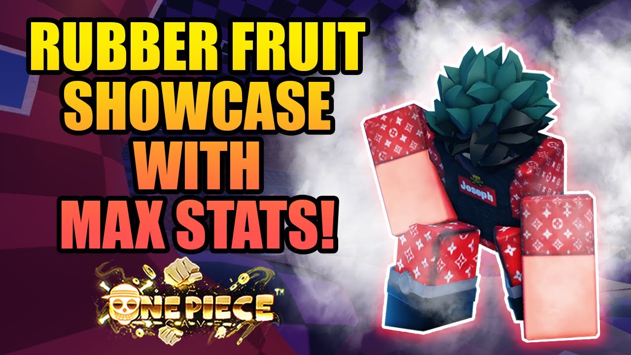 GOMU RUBBER SHOWCASE BLOXFRUITS #roblox #bloxfruits