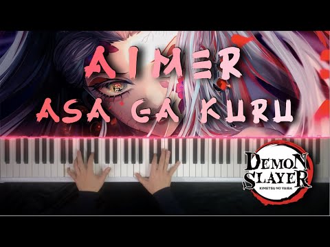 Demon Slayer Season 2 OP- Zankyou Sanka by Aimer【Piano