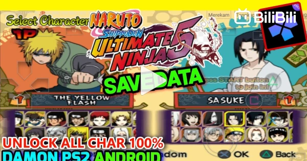 AetherSX2 - Save Data Naruto: Ultimate Ninja 5 Unlock All