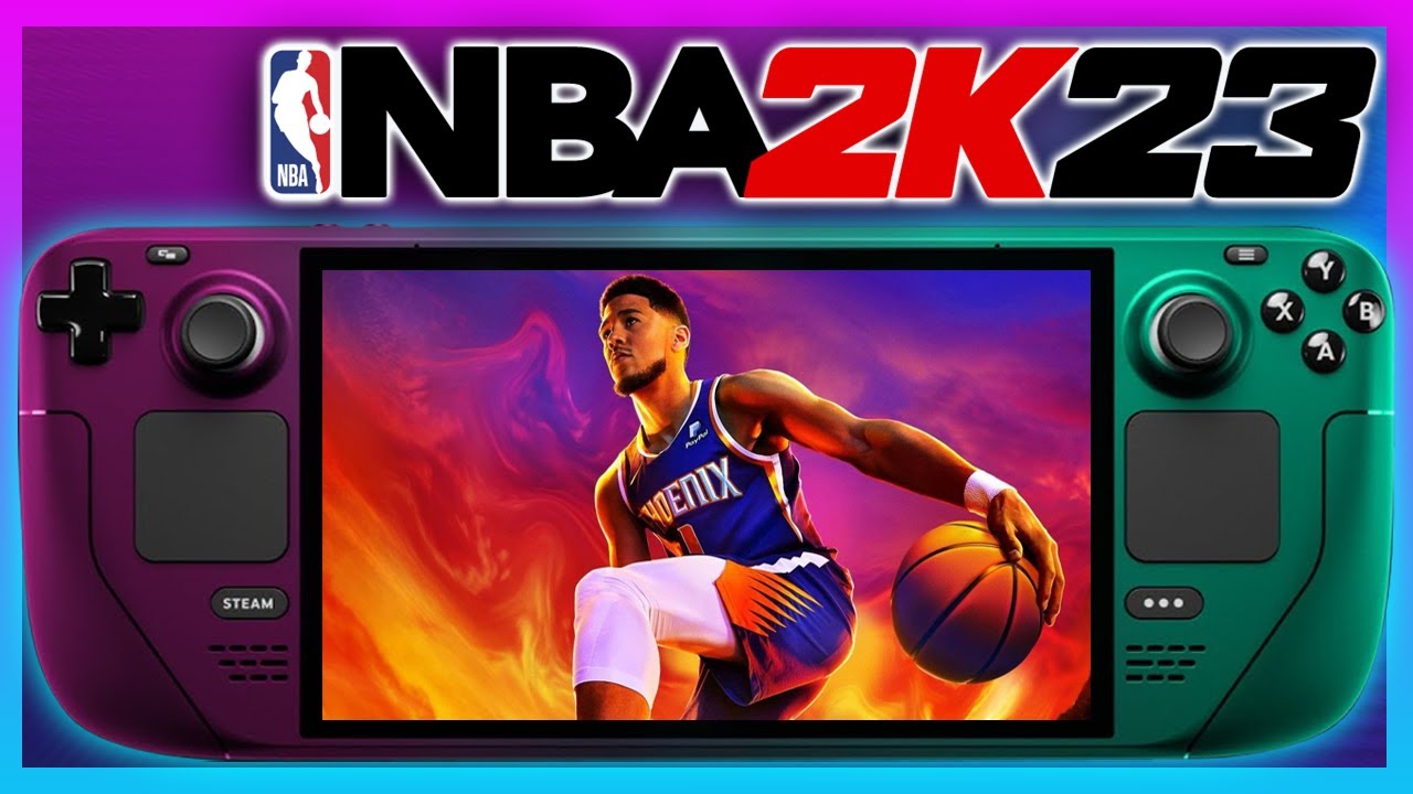 NBA 2k22 Park 60 fps Steam Deck Gameplay 