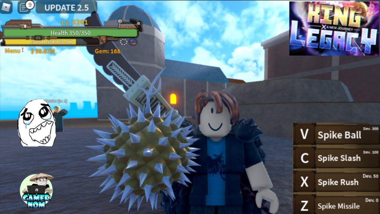 Noob to Max Level Using Phoenix Fruit In King Legacy (Roblox) 