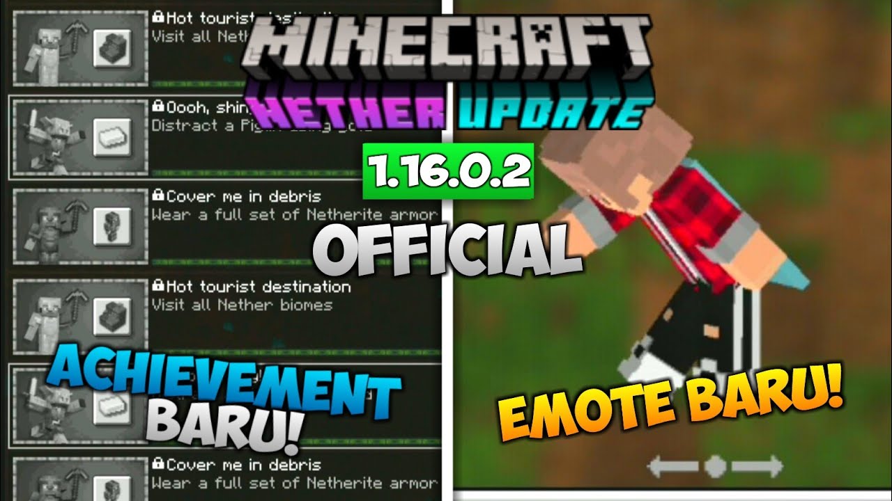 Download Minecraft PE 1.16.0.2 for Android (Release)