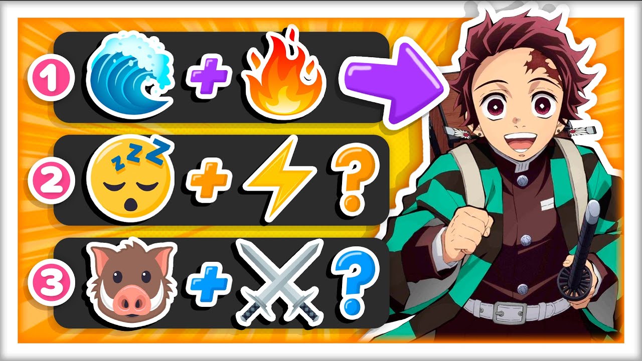 DEMON SLAYER EMOJI QUIZ 👹⚔️ Guess the character by emojis