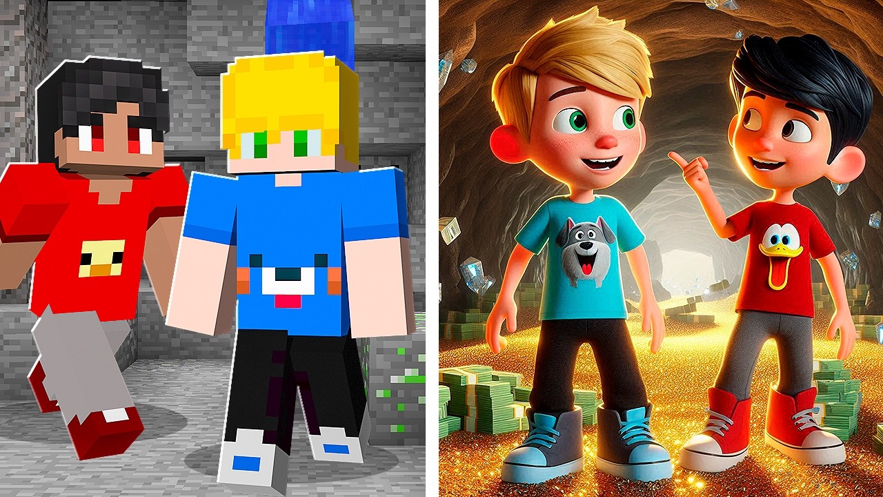 KASS E KR ficaram 1.000.000% REALISTAS no Minecraft! - BiliBili
