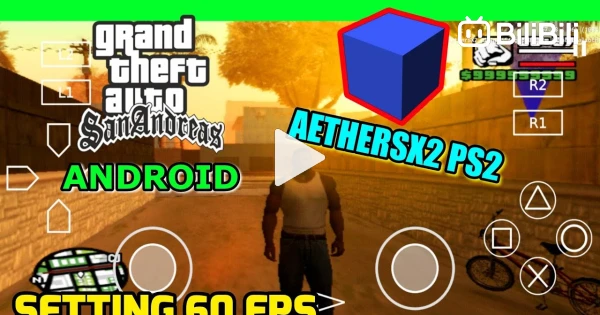 GTA San Andreas AetherSX2 - PS2 Emulator Android Gameplay - 2023 