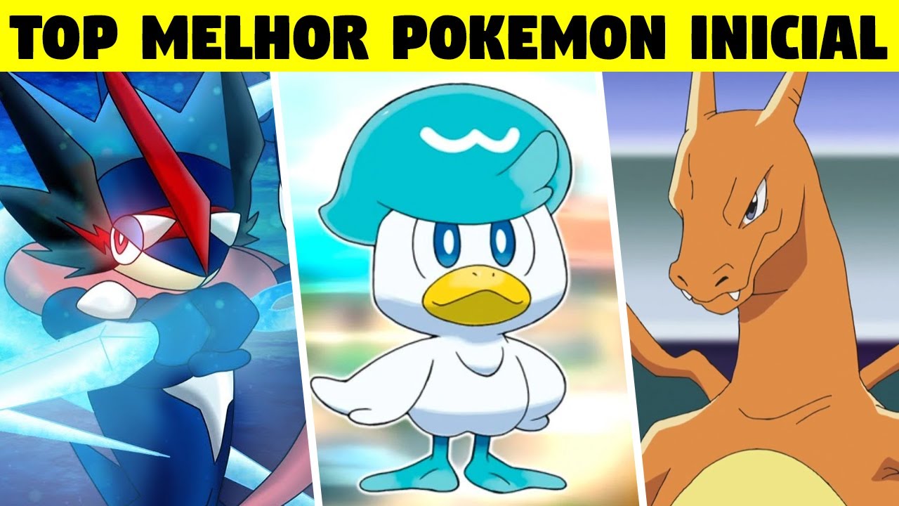 TOP 10 POKÉMON INICIAL DEFINITIVO!! 