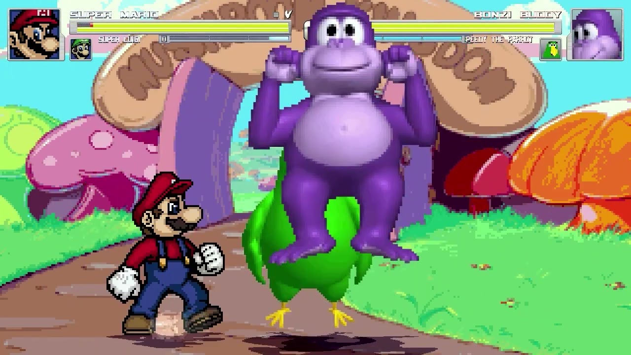 AN Mugen Request #2084: Super Mario & Super Luigi VS Bonzi Buddy & Peedy  The Parrot - BiliBili