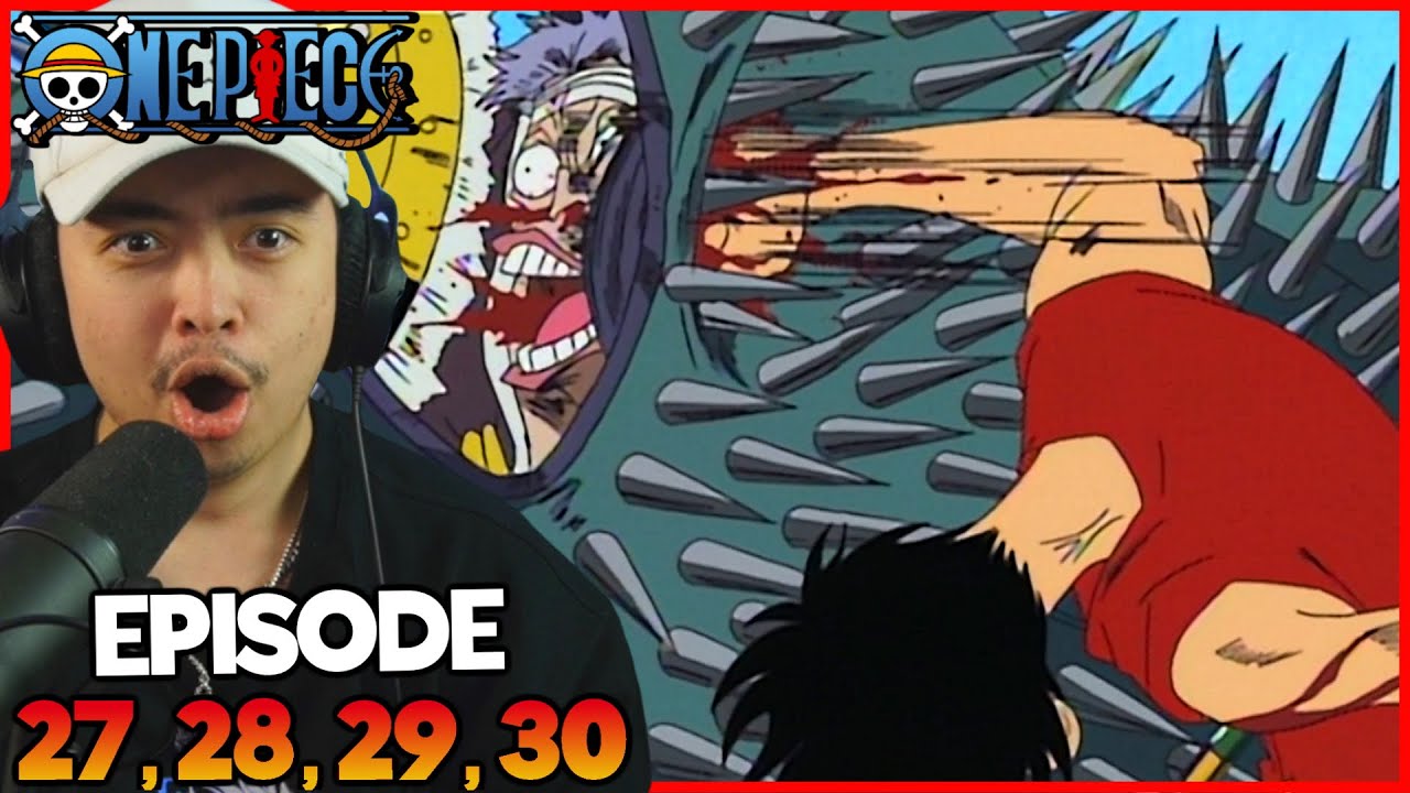 LUFFY VS DON KRIEG!, One Piece Episode 28 & 29 REACTION