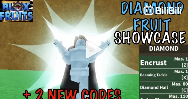 NEW* DIAMOND FRUIT FULL SHOWCASE + 2 NEW CODES IN BLOX FRUITS - BiliBili