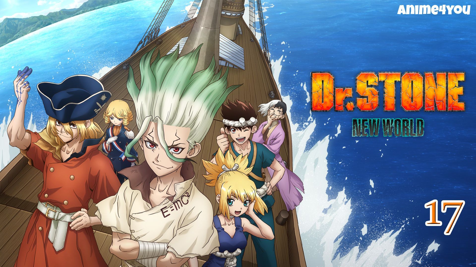 Dr. STONE NEW WORLD Season 3 is streaming in India on Ani-One Asia