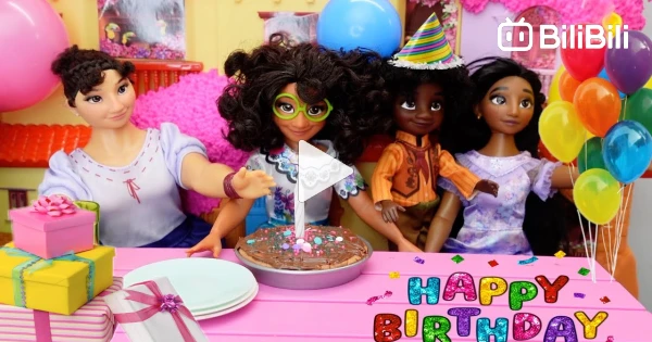 Disney Encanto Doll Family Vacation, Birthday & Wedding Story 
