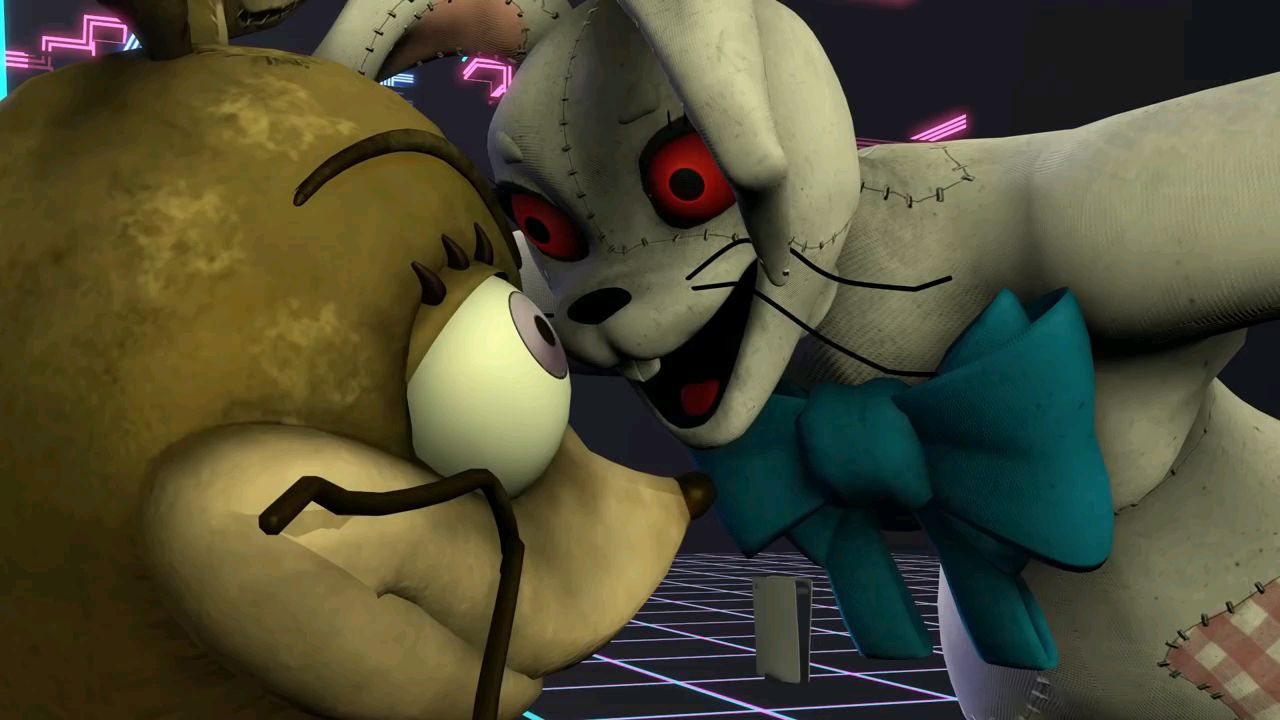 FNAF SFM] Glitchtrap meets Vanny™ on Make a GIF