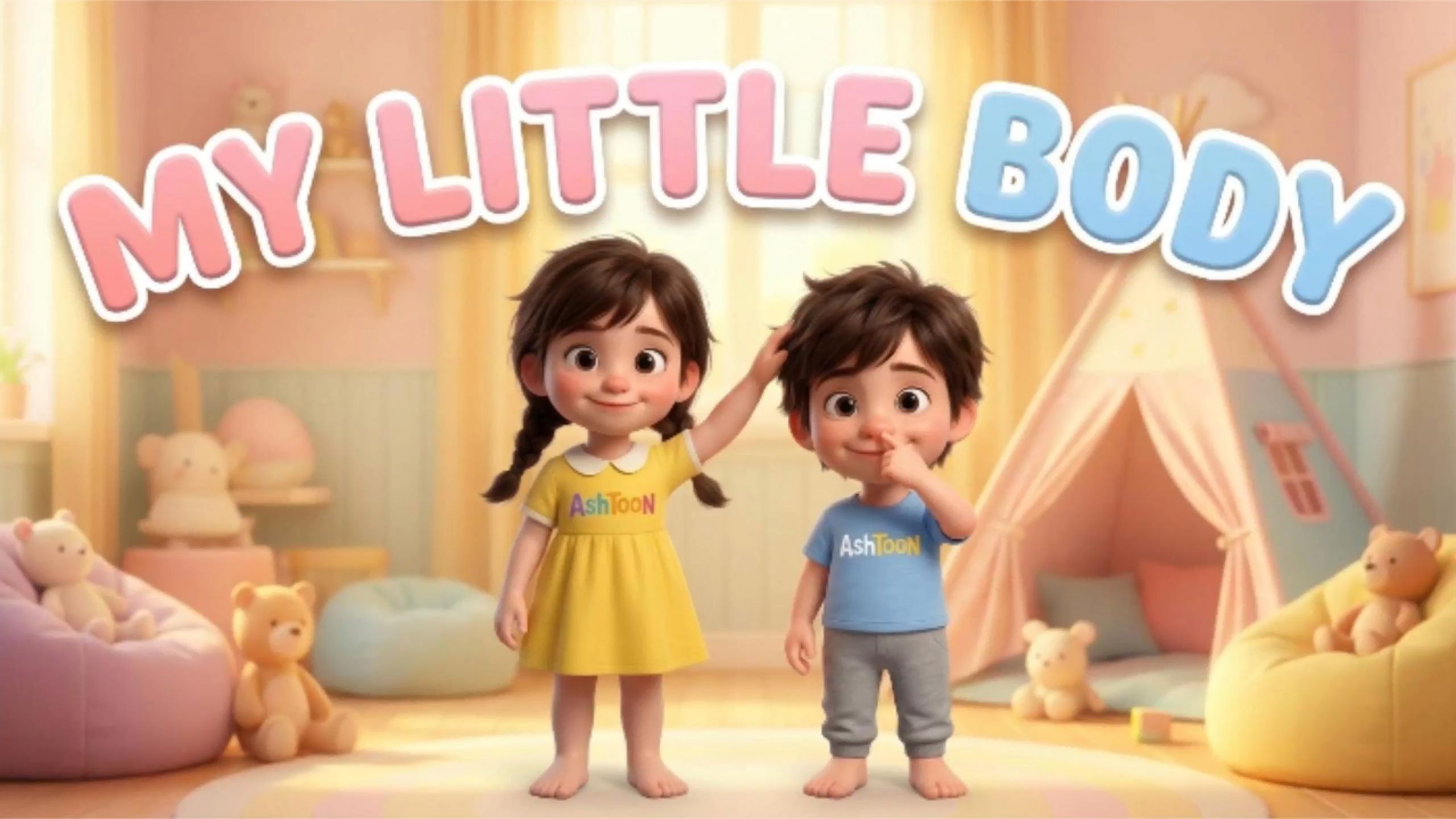 My Little Body | For children to learn | AshTOON Learn with Fun - BiliBili