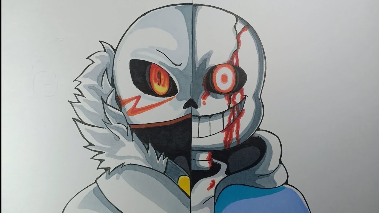 Epic!Sans vs Cross!Sans (Animation) 