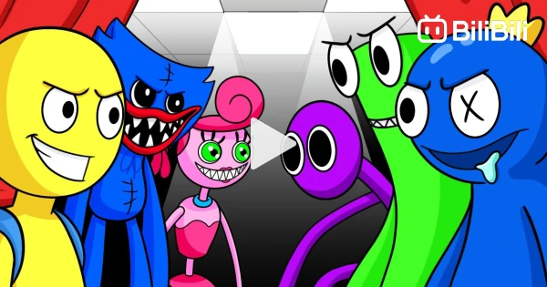 RAINBOW FRIENDS vs. POPPY PLAYTIME?! (Cartoon Animation) 
