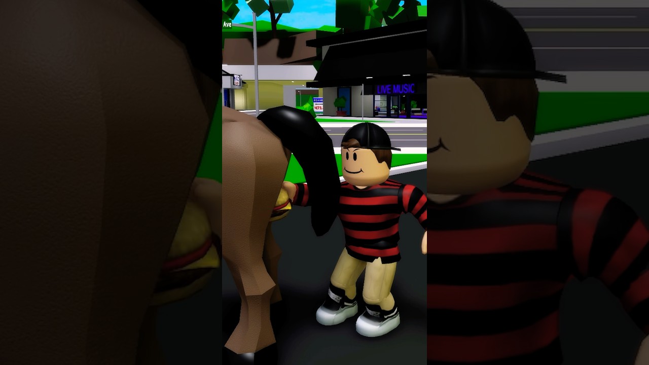 Don't feed the toddler HOT DOGS .. #brookhaven #roblox - BiliBili