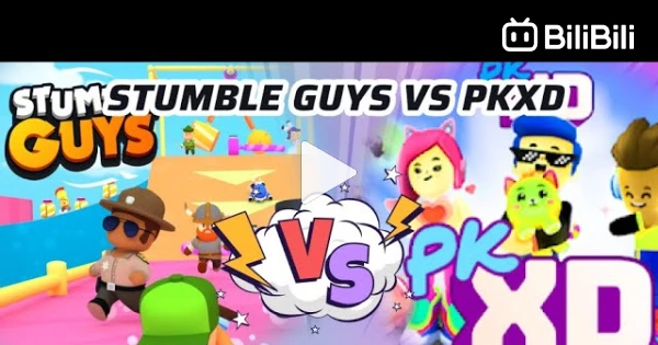 STUMBLE GUYS vs BLOCKMAN GO, MINECRAFT, ROBLOX, PK XD !! 