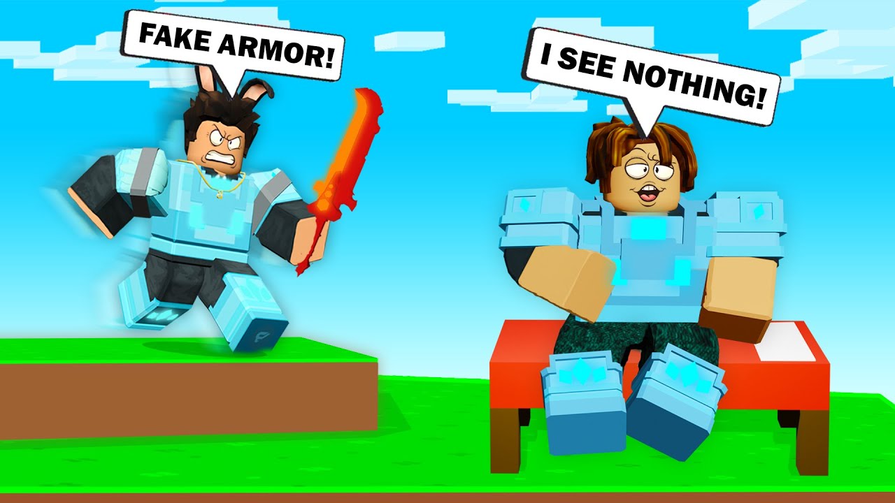 I used BANNED Items to CHEAT in Roblox Bedwars! - BiliBili