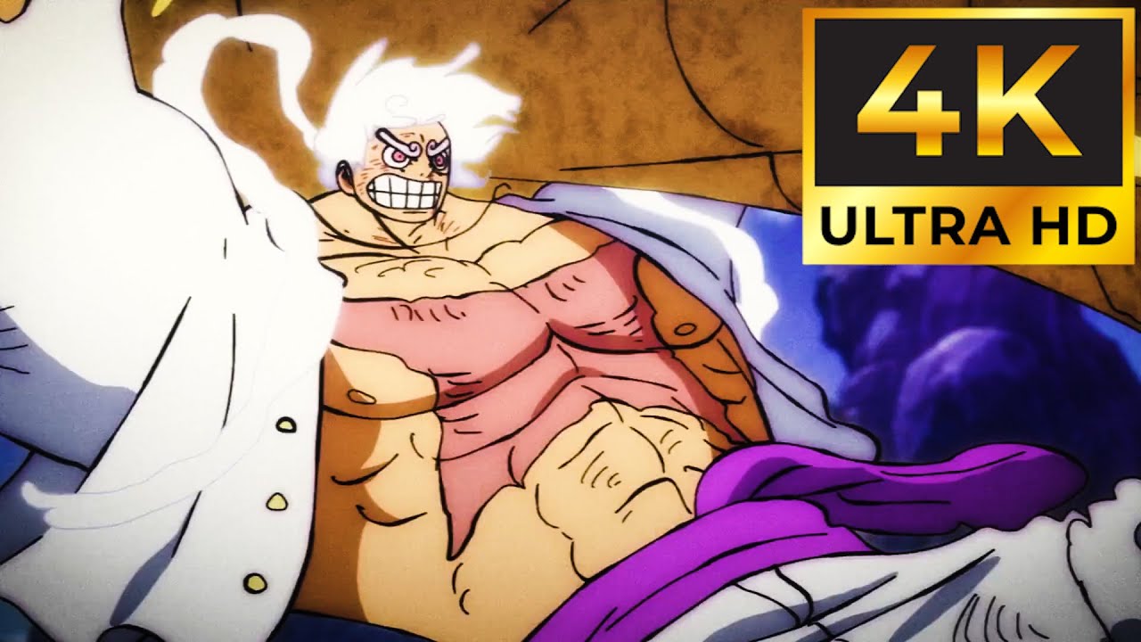 Gear 5 Luffy Infuses his Awakening into Lightning Power Vs. Kaido (English  Sub) 