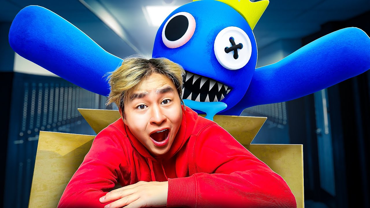 Azul Babão (Rainbow Friends Roblox) Vs. Huggy Wuggy (Poppy