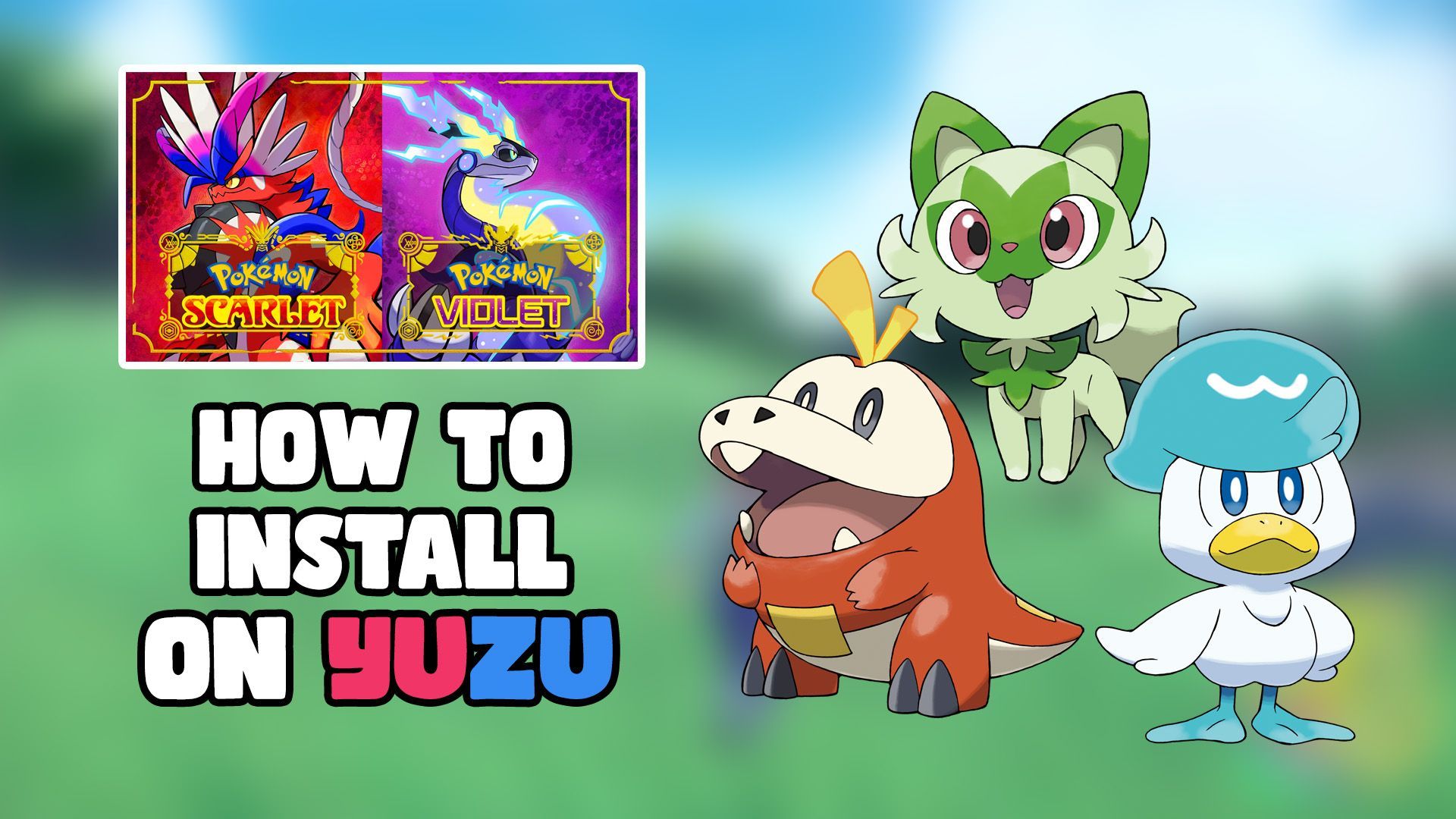 Install Pokémon Scarlet and Violet on PC Tutorial - BiliBili