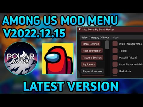 Among Us Mod Menu 2021.4.12😍 Updated With 50+ Features [ Unlocked All ]🤩  New Version😇😈 - BiliBili