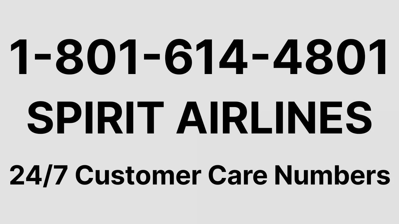 Número de Teléfono de Atención al Cliente de >>-!!SPIRIT!!-<< – Guía Completa Paso a Paso 2025 - BiliBili
