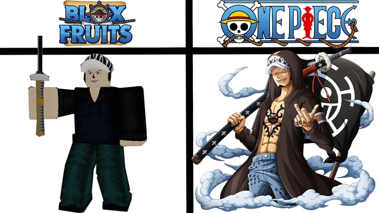 Blox Fruits VS One Piece ANIME Comparison (all seas) 