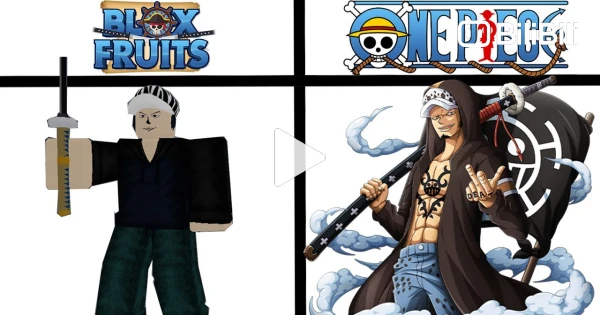 Blox Fruits VS One Piece ANIME Comparison (all seas) 