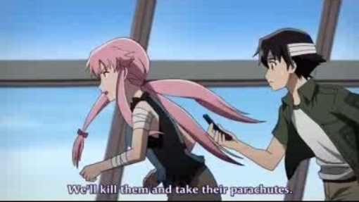 haveaniceday🌸 on X: Mirai Nikki, episode 17. The first time I