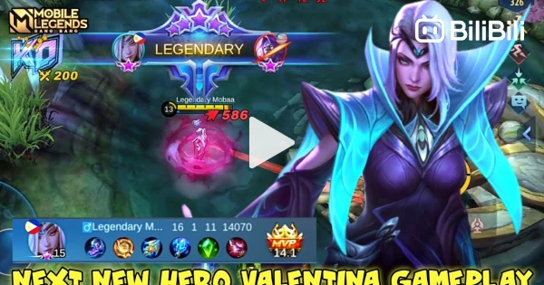 New Hero Valentina Gameplay , Overpower Mage - Mobile Legends Bang Bang 