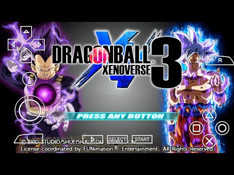 Dragonball Xenoverse 3 PPSSPP  ALL MODED CHARACTERS GAMEPLAY