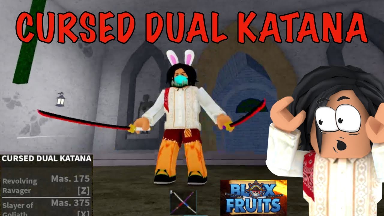 How to UPGRADE CURSED DUAL KATANA + SHOWCASE blox fruit 