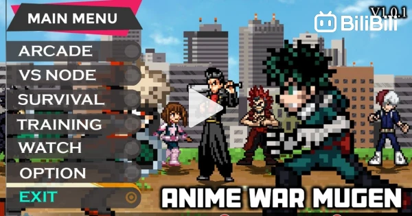 ANIME WAR CROSSOVER MUGEN ANDROID (FULL CHARACTERS) No Exagear /Best Anime Mugen  ANDROID 