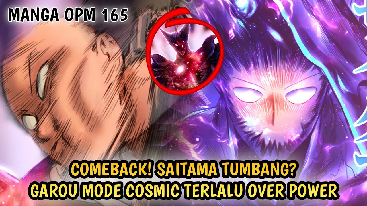 SAITAMA KALAH? GAROU COSMIC MENGHAJAR SAITAMA TANPA AMPUN