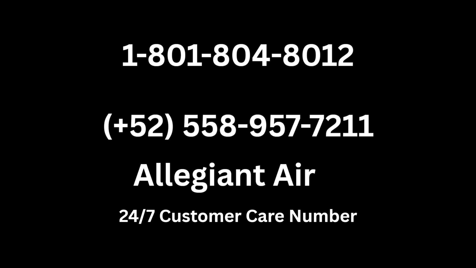 Número de Teléfono de Atención al Cliente de !!**!! Allegiant Air !&!-Guía Completa Paso a Paso 2026 - BiliBili